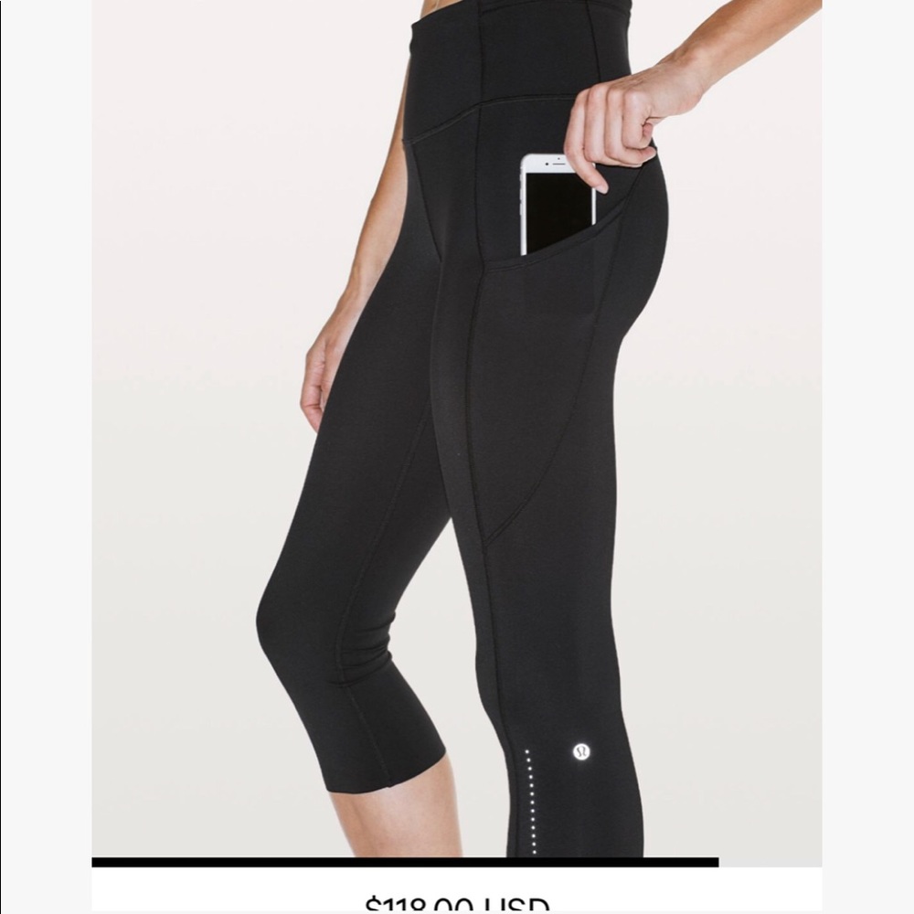 Lululemon Fast and Free Crop Pant